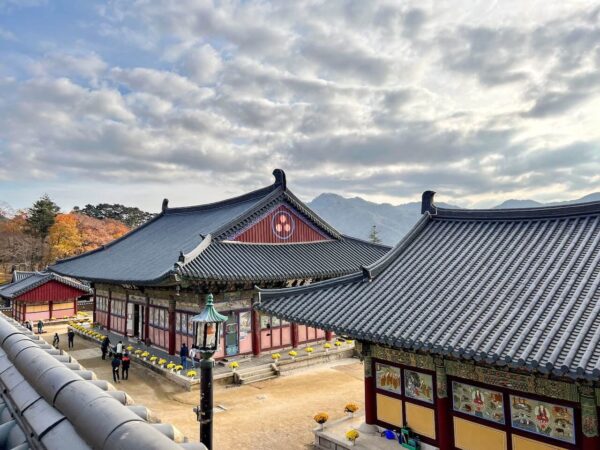 Temple Scene in South Korea