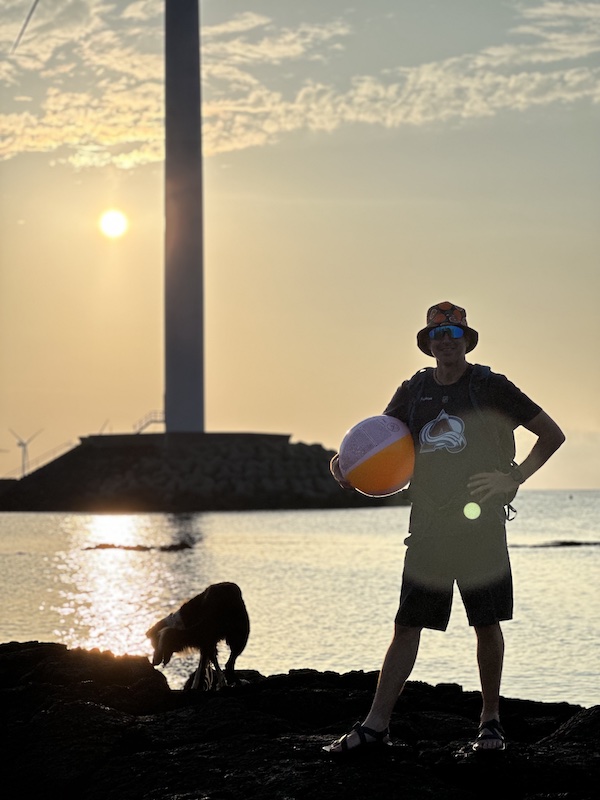 Get away from the crowds at dog-friendly Conan Beach, Jeju Island.