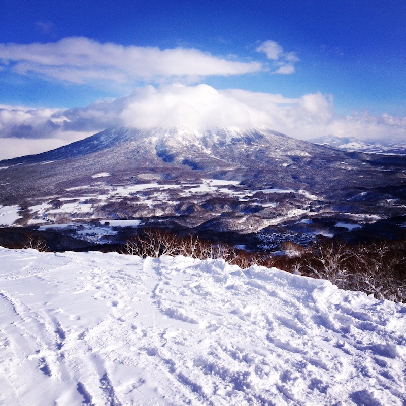 Skiing at Niseko United on Hokkaido offers deep powder and spectacular views.