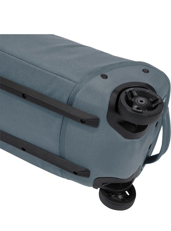 View of the wheels on the Thule Roundtrip Ski Bag