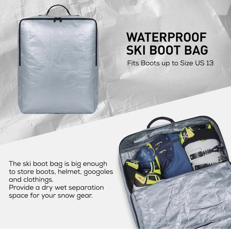 TOURIT boot bag image for the rolling ski and boot bag combo