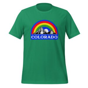Colorado Mountain Rainbow Unisex Tee