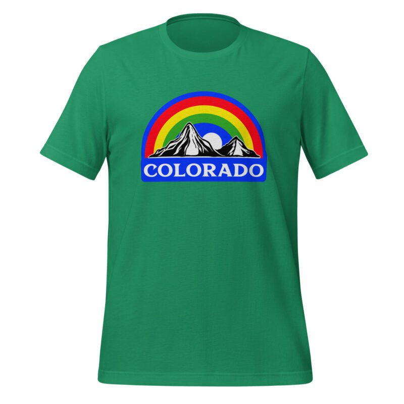 Colorado Mountain Rainbow Unisex Tee