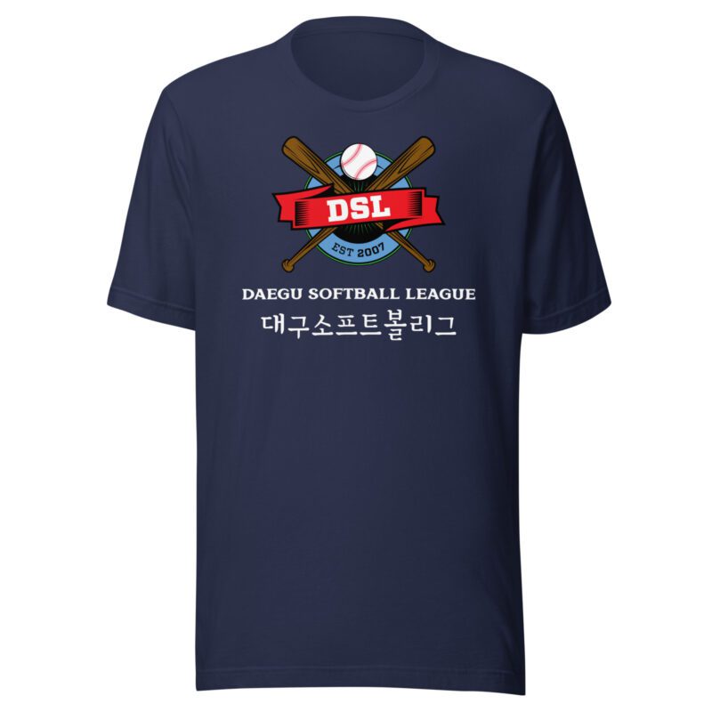 Daegu Softball League Logo Shirt with Korean Text