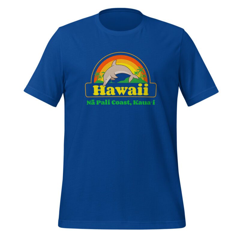 Na Pali Coast, Kauai, Hawaii Dolphin unisex t-shirt