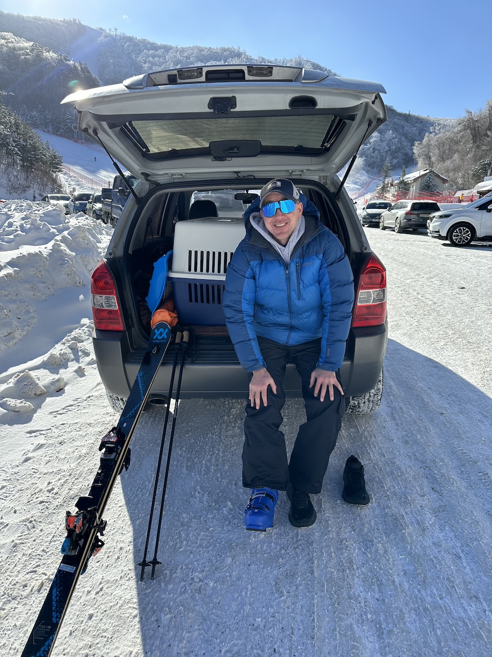 Owning a car in South Korea made ski trips a lot easier