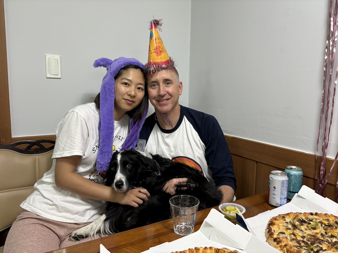 Celebrating my birthday with family in South Korea. 