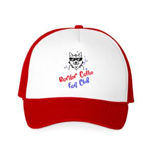 Border Collie Fan Club foam trucker cap