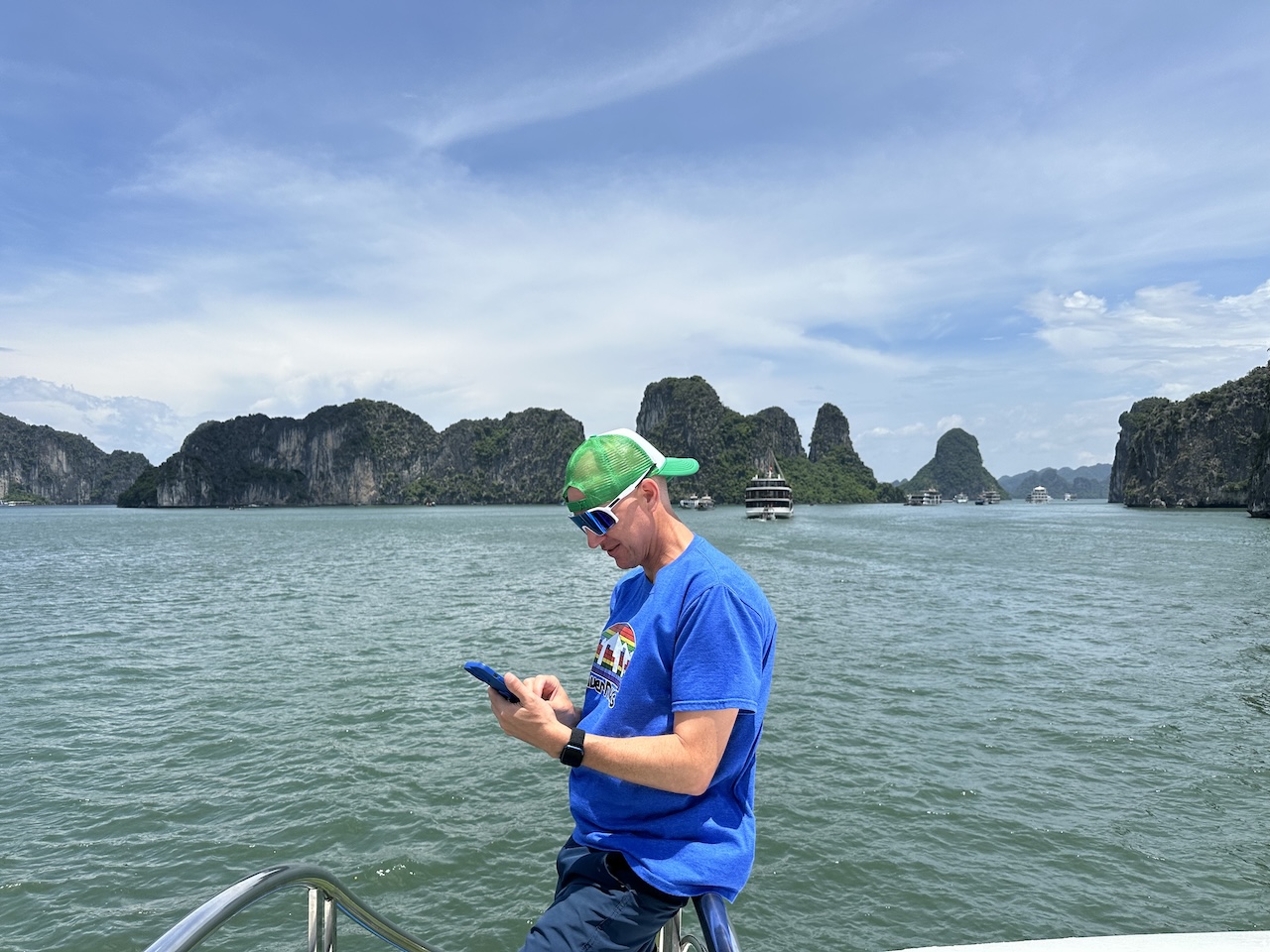 My eSIM card from Airalo allowed me to use my phone throughout my trip, including Ha Long Bay.