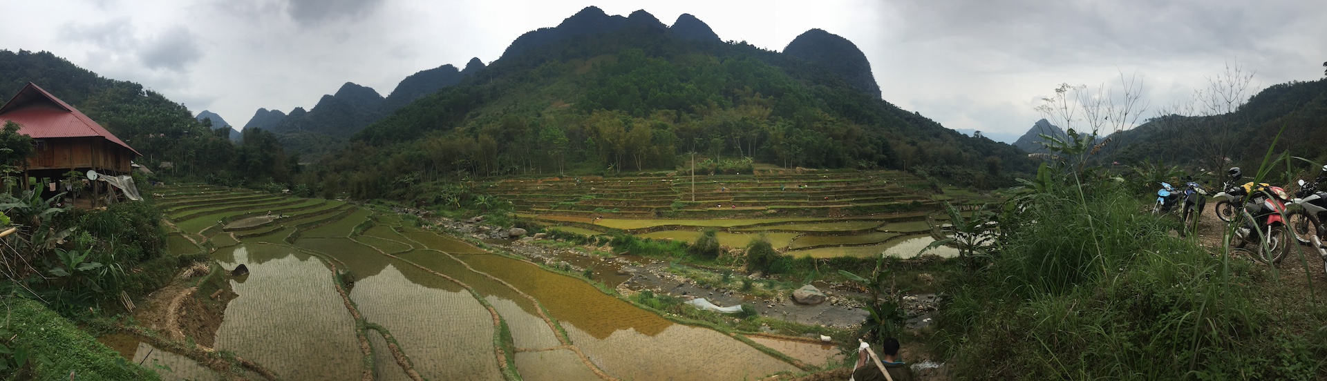 Views from a motorcycle tour of small villages in North Vietnam. 