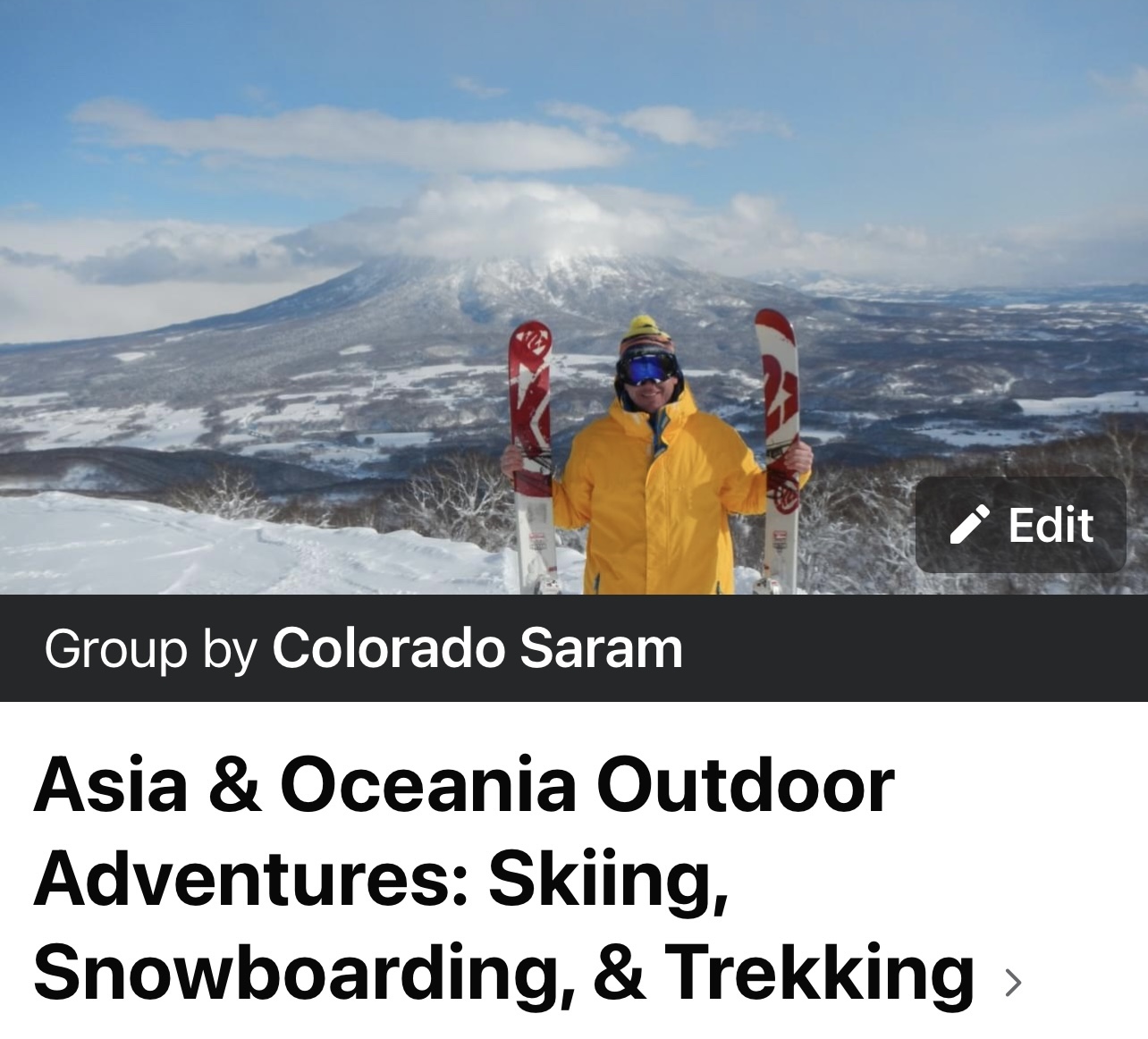 Asia & Oceania Outdoor Adventures Facebook Group