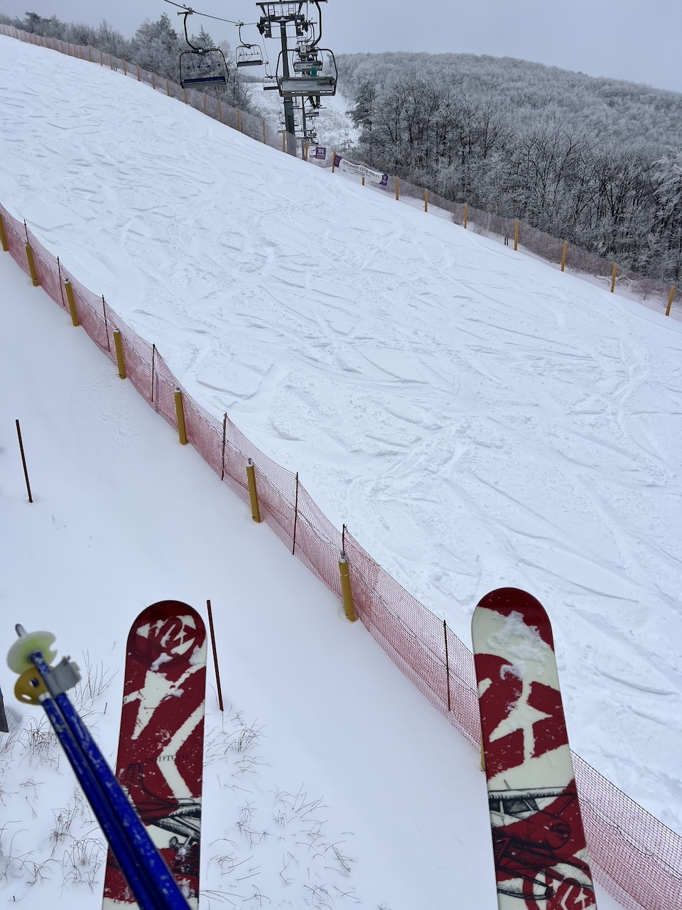 Snow conditions at High Resort are some of the best in South Korea.