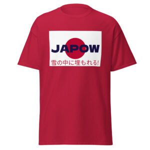 Japan Powder (JAPOW) Unisex Tee_red