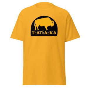 Lakota Buffalo Unisex Tee - Black and Gold