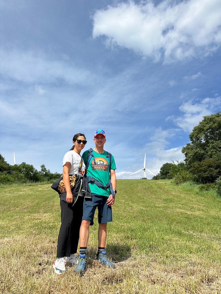 Summer trekking at Han Neul Sky Ranch in Gangwon-Do, South Korea