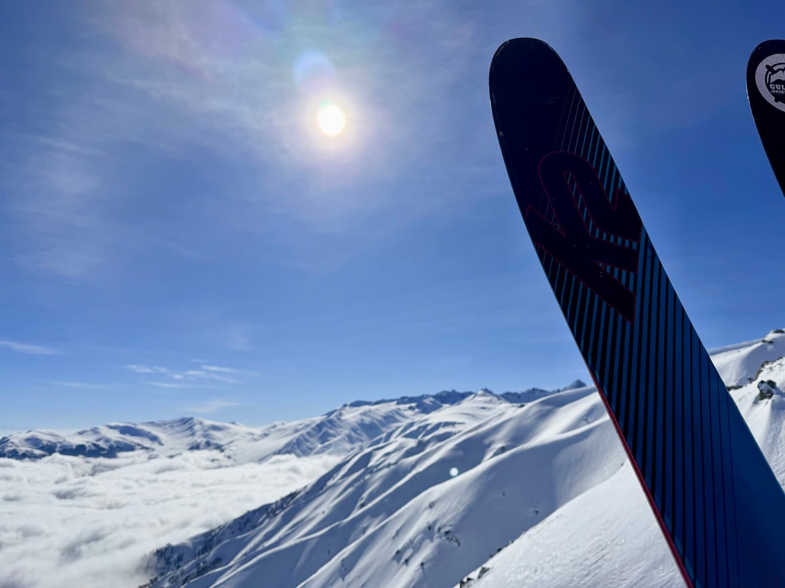 Do You Need a Guide to Ski Gulmarg? 2 View from the Phase 2 gondola in Gulmarg showing steep Himalayan off-piste terrain near Apharwat Peak